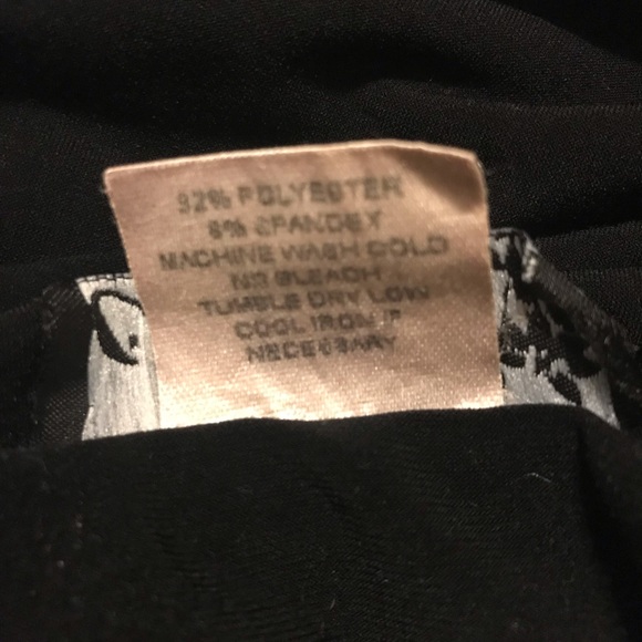 CSC Studio Black V Neck Three Quarter Sleeve Stretchy Women's Size Small Shirt - Picture 5 of 5